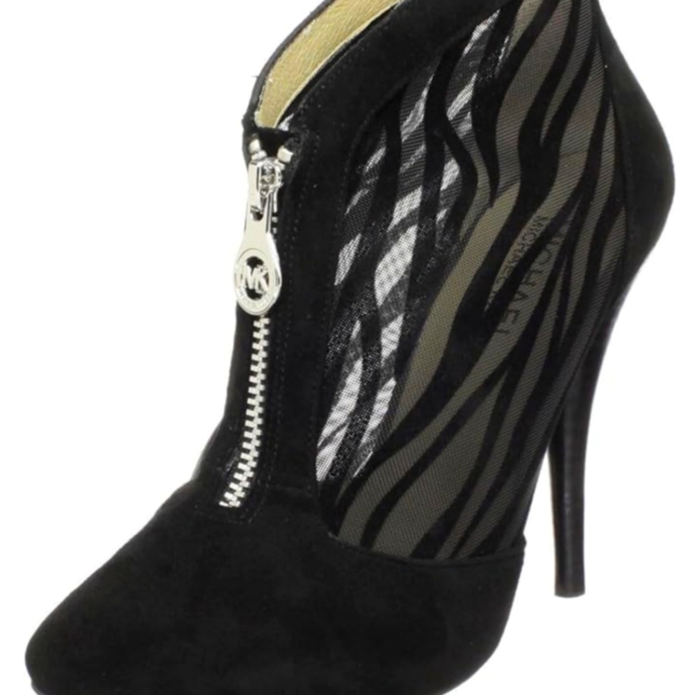 Michael Kors Fulton Black Mesh Bootie